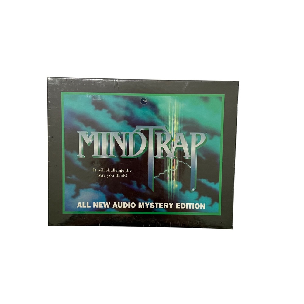 Vintage MindTrap All New Audio Mystery Edition 1994 Sealed 2 Cassette Board Game